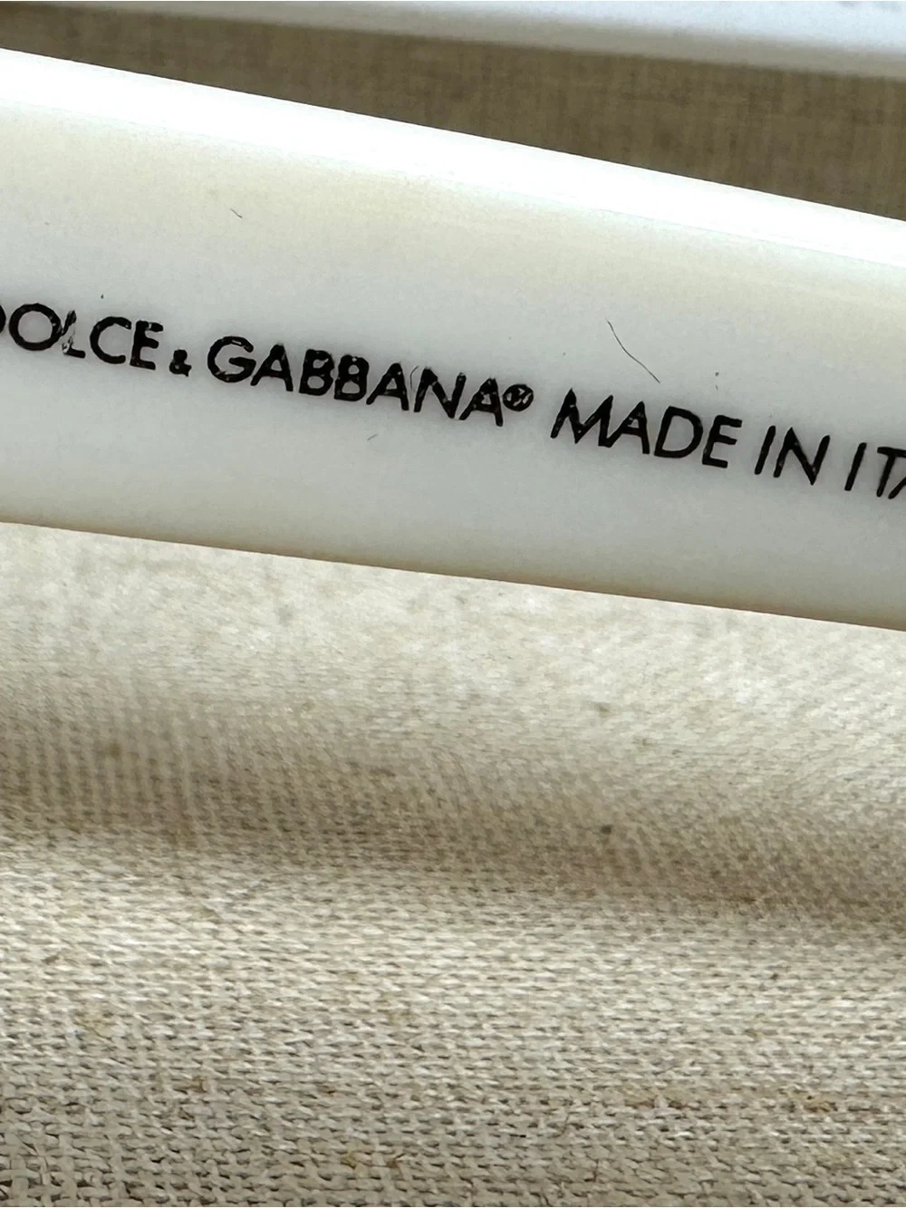 Dolce & Gabbana Y2K vintage White Oversized Sunglasses